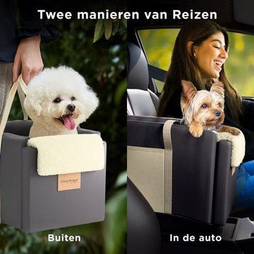 2dekans | CozySense® Honden Autostoel - Hondenmand Auto met, Ophalen of Verzenden, Zo goed als nieuw
