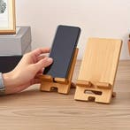 Handgemaakte Bamboe Houder voor Telefoon en Tablet, Verzenden, Nieuw