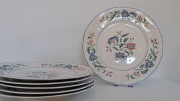 Villeroy & Boch - Bord (6) - Delia - Vitro-Porzellan -