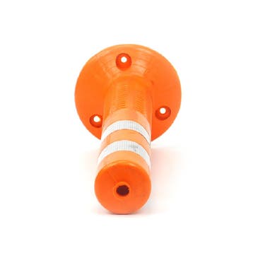 Flexibele kunststof paal  -  Oranje  -  x x 450 mm  -, Verzenden