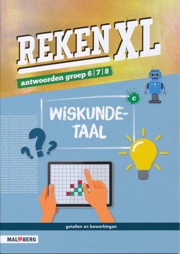 RekenXL Antwoordenboek Wiskunde taal groep 6/7/8, Verzenden, Nieuw