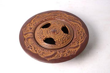Brander - IJzer - Dragon Phoenix Wierookkandelaar
