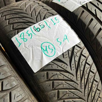 2 x Austone 185-65-15 4 Seizoenbanden 6,5mm, Gebruikt, 15 inch, All Season, Band(en)