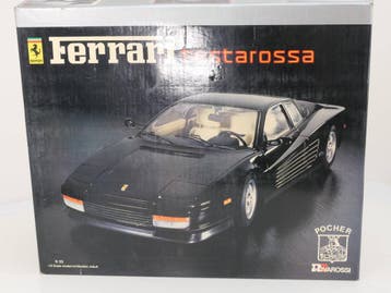Schaal 1:8 Pocher No. K53 K Ferrari Testarossa Coupe Bla..., Hobby en Vrije tijd, Modelauto's | 1:5 tot 1:12, Ophalen of Verzenden