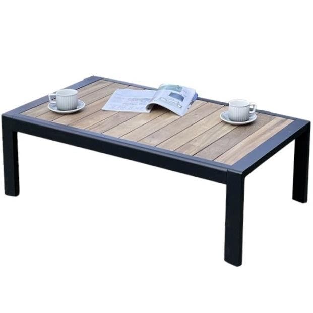 Kota lounge tuintafel aluminium antraciet 113x62xH38 cm, Tuin en Terras, Tuintafels, Nieuw, Ophalen of Verzenden
