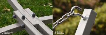 Tuin Hangmat Frame | Gepoedercoat Staal | Premium | OP=OP, Tuin en Terras, Hangmatten, Meerpersoons, Nieuw, Ophalen of Verzenden