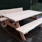 Douglas Boomstam Picknicktafel Picknickbank incl bezorging, Meer dan 8 zitplaatsen, Nieuw, Tuinset, Verzenden