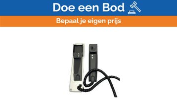 Bieden: Zenitel CRM-V-HS IP Flush Master Handset, Ophalen of Verzenden, Nieuw, Communicatie