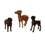 Beeldje - Presepe Napoletano - Lotto di tre Cani (3) -
