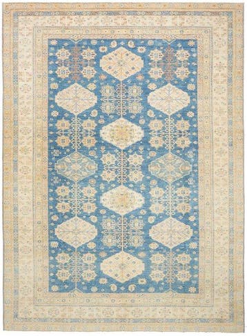 Kazak Fine XL - Vloerkleed - 424 cm - 308 cm - Handgemaakt -, Nieuw