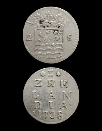 Nederland, Zeeland 2 Stuivers (Silver) 1738 Double