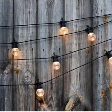 Led party lichtsnoer - 5 meter - 10 filament lampen - 24V, Tuin en Terras, Buitenverlichting, Ophalen of Verzenden, Nieuw