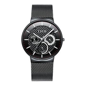 Luxe Horloge Heren - Anoloog Kwarts Uurwerk voor Mannen, Verzenden, Nieuw, Lige