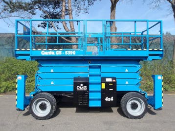 Veiling: Schaarhoogwerker Genie GS-5390RT Diesel 18.15m 2019, Ophalen