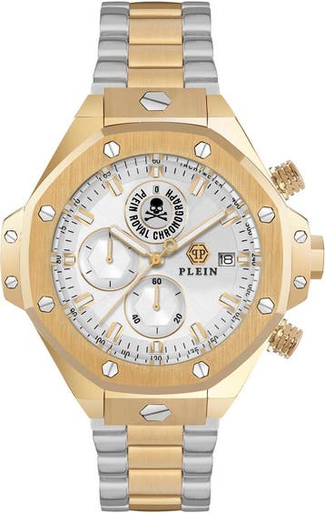 Philipp Plein PWLFA0525 Plein Chrono Royal horloge, Sieraden, Tassen en Uiterlijk, Overige merken, Staal, Verzenden, Polshorloge