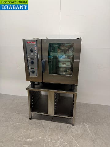 RVS Rational Combimaster Plus Combisteamer 6 x 1/1 GN 400V, Ophalen of Verzenden, Gebruikt