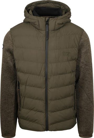 Superdry Hooded Storm Jack Olive maat XXL Heren, Kleding | Heren, Jassen | Winter, Verzenden, Nieuw, Overige maten, Superdry
