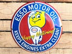Esso motor oil keeps clean - Emaille bord, Verzenden, Nieuw