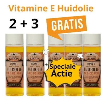 Vitamine E Huidolie 200ml 2+3 Gratis, Verzenden, Nieuw