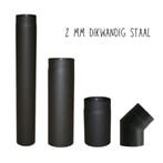 Kachelpijp enkelwandig 120 mm voor een lage prijs, Ophalen of Verzenden, Nieuw, Hout, Vrijstaand