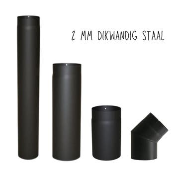 Kachelpijp enkelwandig 120 mm voor een lage prijs, Ophalen of Verzenden, Nieuw, Hout, Vrijstaand