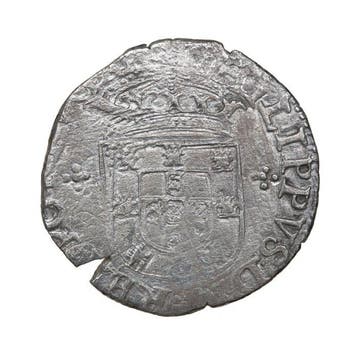 Portugal. D. Filipe I (1580-1598). Tostão (100 Réis) -