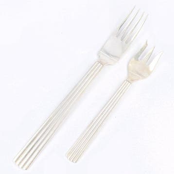 Georg Jensen - Vorken - Model Bernadotte - Vork (2) - .925