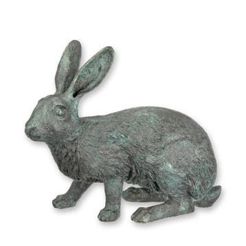 A BRONZE SCULPTURE OF A RABBIT (Beeldjes - Decoratie), Verzenden, Nieuw