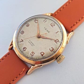 Tégé - France mens gold plated antichoc - Zonder, Nieuw