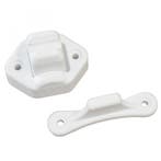 Deurvanger 2-delig Beweegbaar Wit 9mm, Ophalen of Verzenden, Nieuw