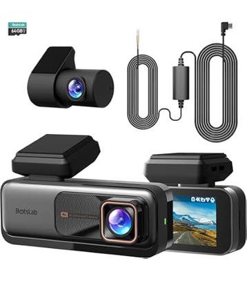 AgfaPhoto G980H Dashcam voor Auto 4K + 2K met Achtercamera,, Verzenden