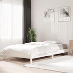 vidaXL Bed stapelbaar 90x190 cm massief grenenhout wit, 90 cm, Eenpersoons, Verzenden, Wit