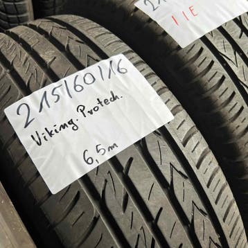 2 x Viking Protech 215-60-16 Zomerbanden 6,5mm, 16 inch, Ophalen of Verzenden, Band(en), Personenwagen