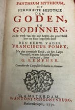 Franciscus Pomey - Oud boek Franciscus Pomey. Pantheum, Antiek en Kunst, Antiek | Boeken en Bijbels