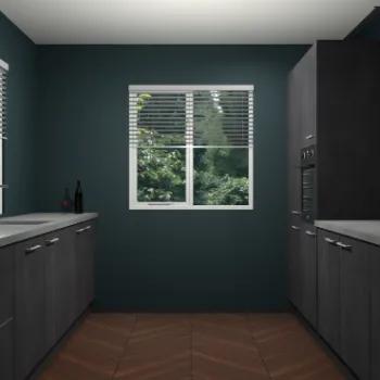 Beton Zwarte-keuken Lusaka 46076, Verzenden, Nieuw