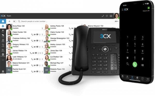 3CX Voip centrale, 20 users inc. nummer en belbundel: €29,95, Telecommunicatie, Telefooncentrales, Overige typen, Nieuw