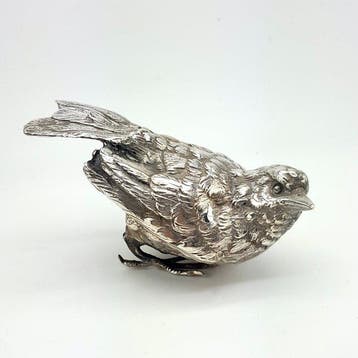 Miniatuur figuur - Vogel - .835 zilver
