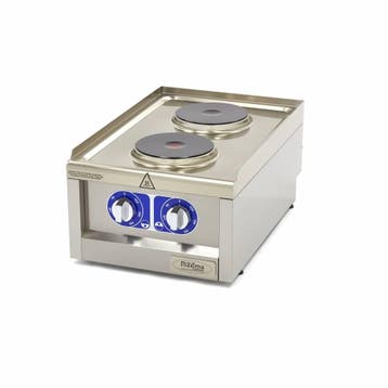 Kookplaat Horeca - 2 Pitten - Enkel - 60 cm Diep -, Verzenden, Nieuw in verpakking, Fornuis, Frituur en Grillen