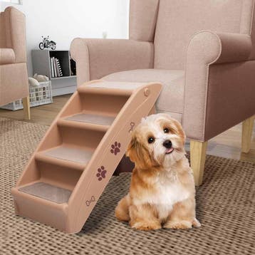 vidaXL Hondentrap inklapbaar 62x40x49,5 cm bruin, Verzenden, Nieuw