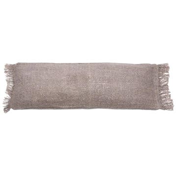 Bazar Bizar De Oh My Gee Kussenhoes - Parelgrijs - 35x100 -, Ophalen of Verzenden, Zo goed als nieuw, Grijs