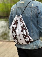 Afrikaanse print rugzak / Gymtas / Schooltas met rijgkoord -, Ophalen of Verzenden, Nieuw