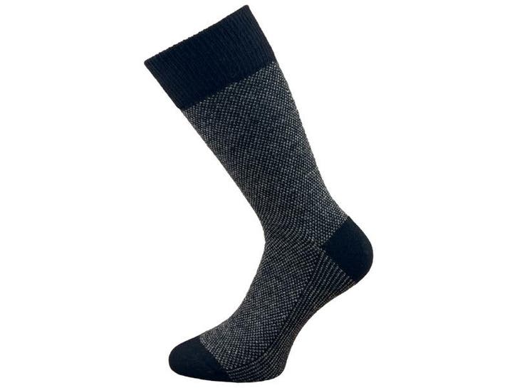 Lamswollen sokken - Gemêleerd Zwart/Grijs, Kleding | Heren, Sokken en Kousen, Verzenden