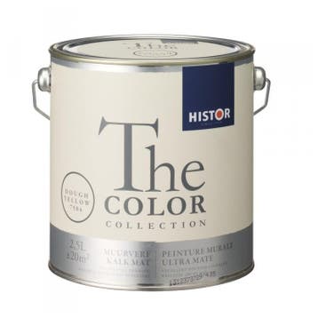 Histor The Color Collection KALKMAT - Dough Yellow 7504 -..., 5 tot 10 liter, Geel, Nieuw, Ophalen of Verzenden