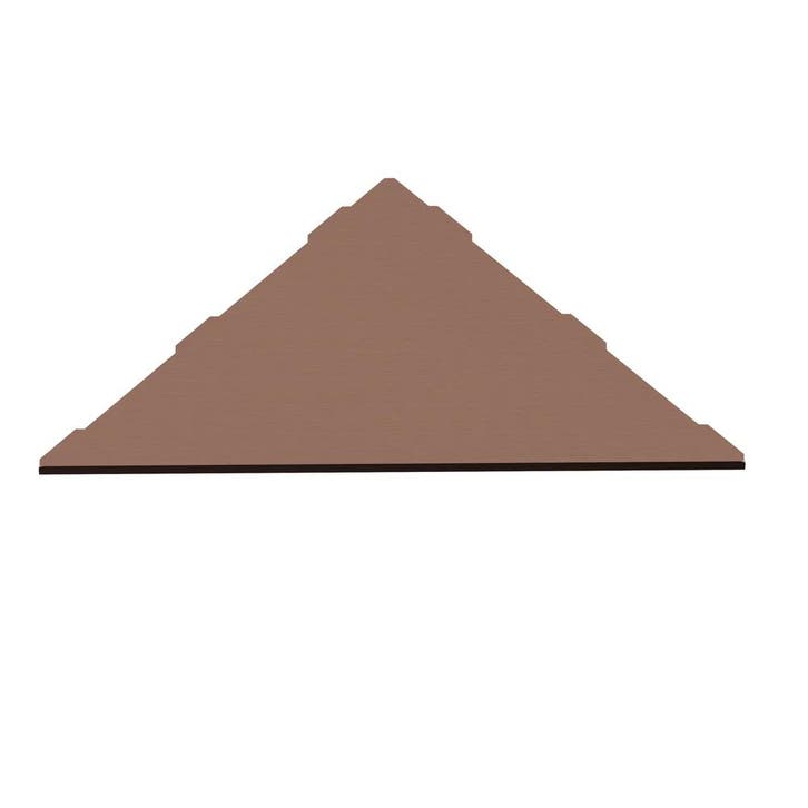 Flat Corner hoekplanchet inbouw 25x25 cm copper, Doe-het-zelf en Verbouw, Sanitair, Verzenden
