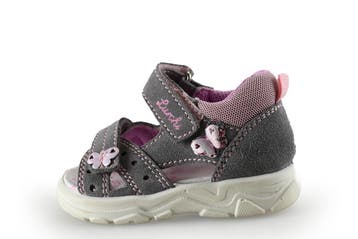 Lurchi Sandalen Meisjes in maat 20 Grijs, Verzenden, Jongen of Meisje, Schoenen, Zo goed als nieuw