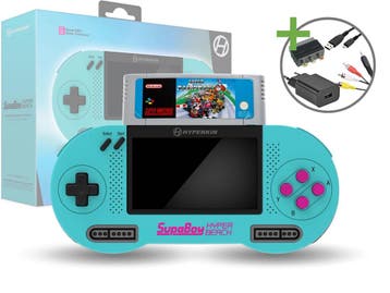 SupaBoy Portable SNES Starter Pack - Hyper Beach Super Mario, Spelcomputers en Games, Ophalen of Verzenden, Zo goed als nieuw