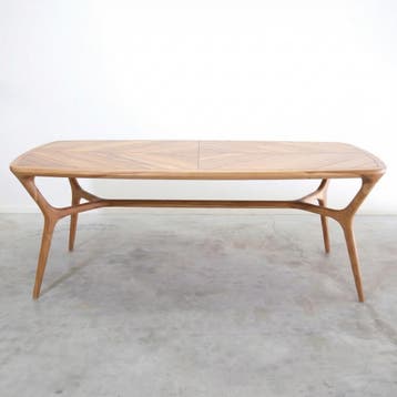 Sierra eettafel – massief teak, Huis en Inrichting, Tafels | Eettafels, Teakhout, Nieuw, Vijf personen of meer, Rechthoekig