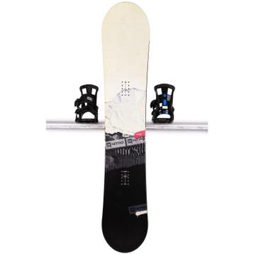 152 158 snowboard NITRO PRIME RAW 2024, Black/white, FLATout, Verzenden, Gebruikt