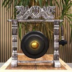 Healing Gong in Standaard – Zwart – 25cm, Verzenden, Nieuw, Overig