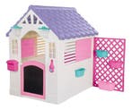 Dolu Garden Wit/Roze Speelhuisje met Accessoires, Verzenden, Nieuw